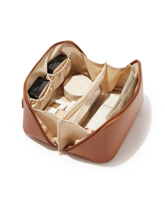 Premium leather cosmetic bags
