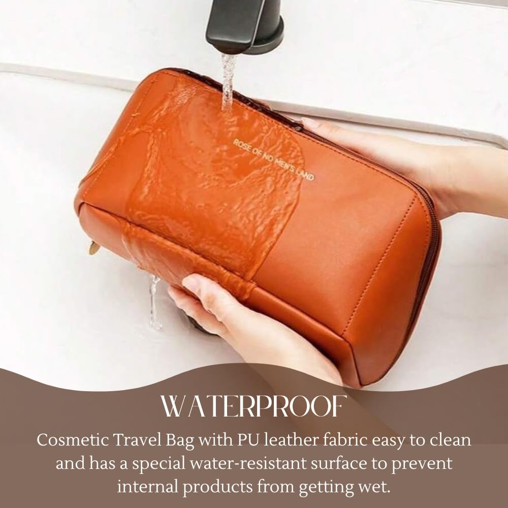 Premium leather cosmetic bags