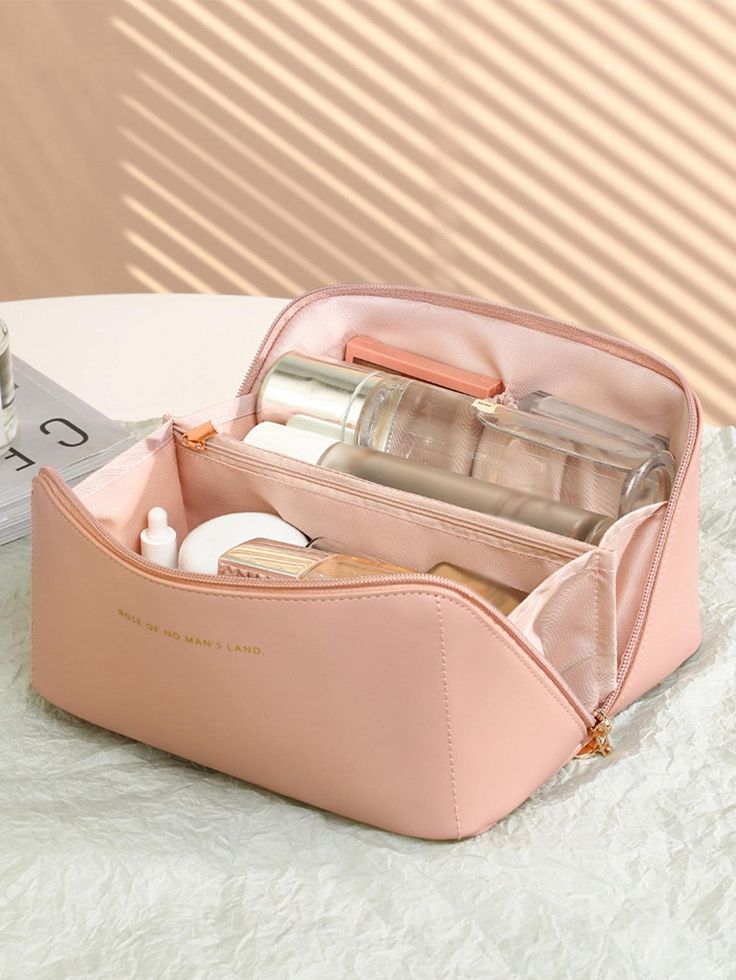 Premium Leather Cosmetic Bag