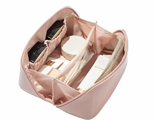 Premium Leather Cosmetic Bag