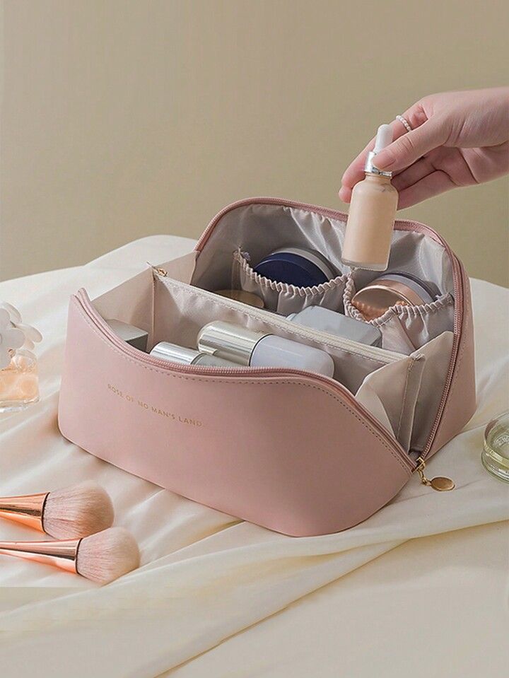 Premium Leather Cosmetic Bag
