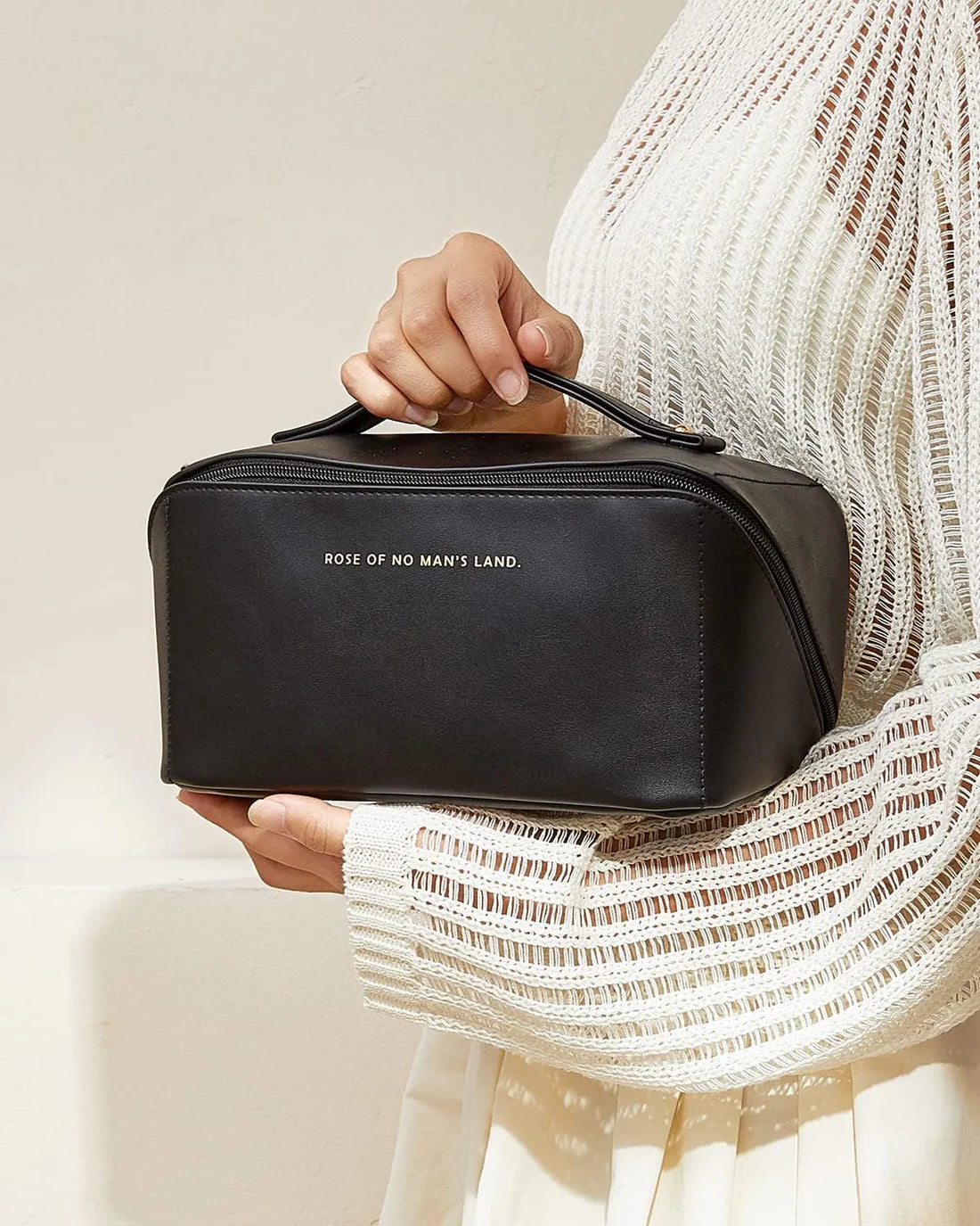Premium Leather Cosmetic Bag