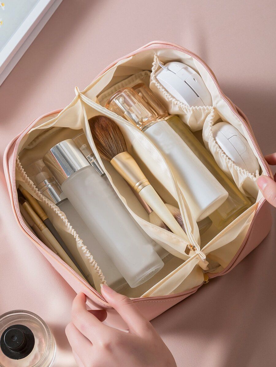 Premium Leather Cosmetic Bag